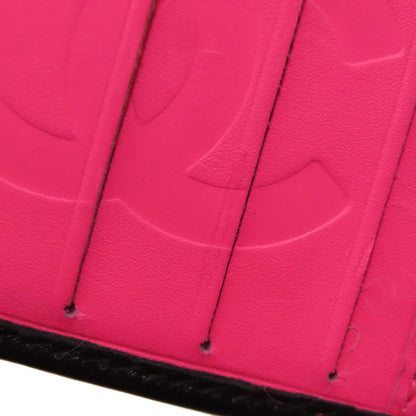 CHANEL CAMBON LINE SilverHardware Bifold Wallet with Coin Pocket Calf Ladies [Used]