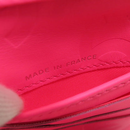 CHANEL CAMBON LINE SilverHardware Bifold Wallet with Coin Pocket Calf Ladies [Used]