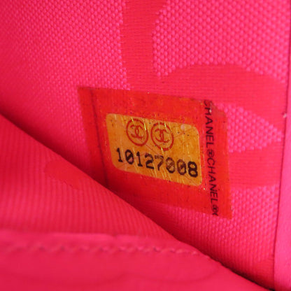 CHANEL CAMBON LINE SilverHardware Bifold Wallet with Coin Pocket Calf Ladies [Used]