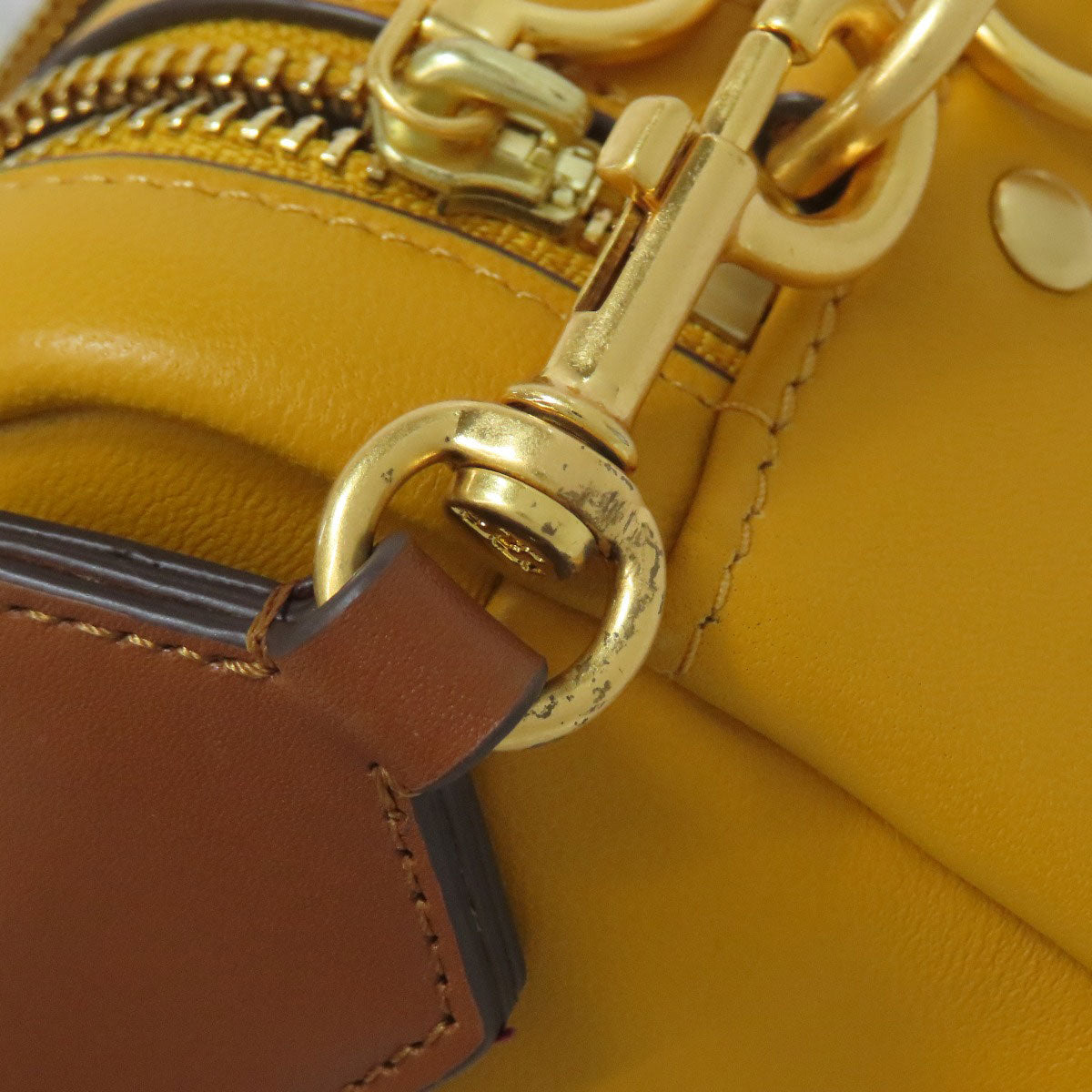 Tory Burch Perry High Frequency Mini Bag Shoulder Bag Leather Ladies [Used]