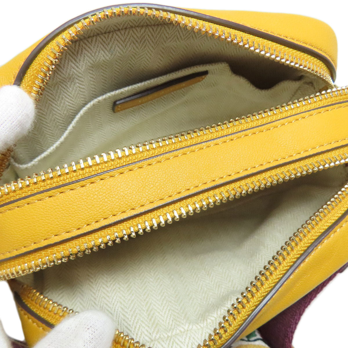 Tory Burch Perry High Frequency Mini Bag Shoulder Bag Leather Ladies [Used]