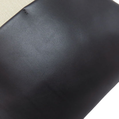 HERMES Slicked Back SilverHardware Backpack Â· Daypack Canvas CalfLadies [Used]