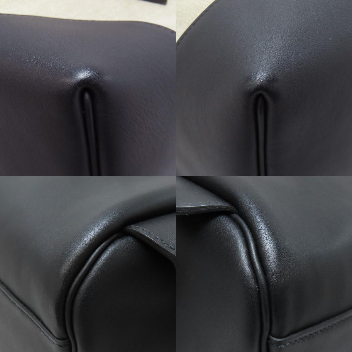 HERMES Slicked Back SilverHardware Backpack Â· Daypack Canvas CalfLadies [Used]