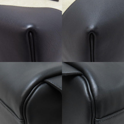 HERMES Slicked Back SilverHardware Backpack Â· Daypack Canvas CalfLadies [Used]