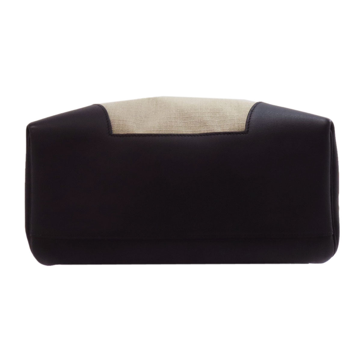 HERMES Slicked Back SilverHardware Backpack Â· Daypack Canvas CalfLadies [Used]