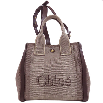 CHLOE Carry Small Handbag Canvas Ladies [Used]