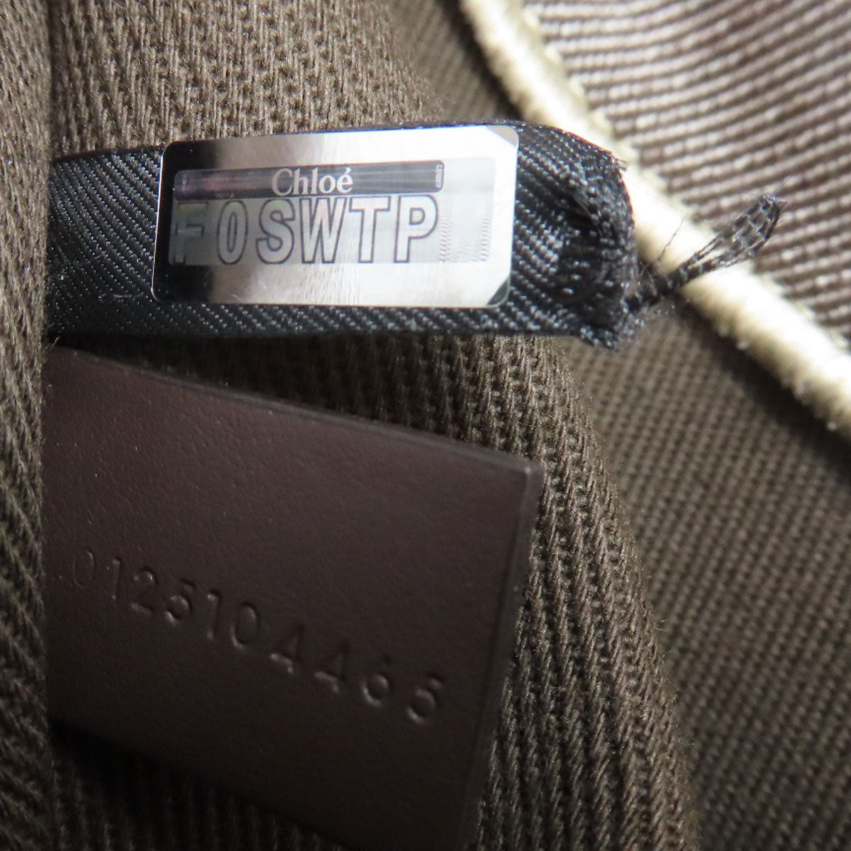 CHLOE Carry Small Handbag Canvas Ladies [Used]