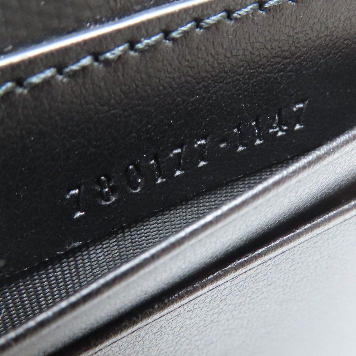 GUCCI 780177 Fragment Case GG Accessory pouch Leather Ladies [Used]