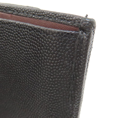 CHANEL Matelasse COCO Mark GoldHardware Bifold Wallet with Coin Pocket Grained Calfskin Skin Ladies [Used]