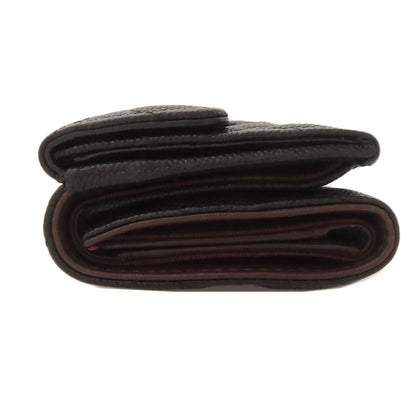 CHANEL Matelasse COCO Mark GoldHardware Bifold Wallet with Coin Pocket Grained Calfskin Skin Ladies [Used]