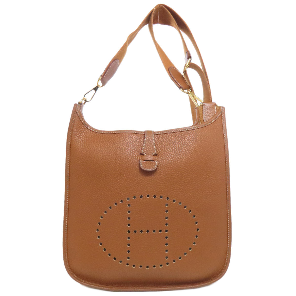 HERMES Evelyne 3 PM GoldHardware Shoulder Bag Taurillon Clemence Ladies [Used]