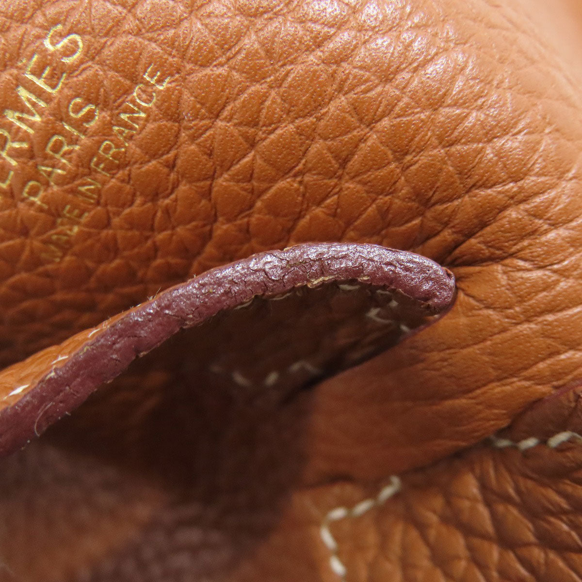 HERMES Evelyne 3 PM GoldHardware Shoulder Bag Taurillon Clemence Ladies [Used]