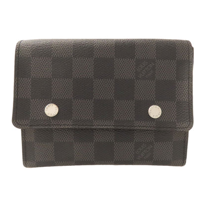 LOUIS VUITTON N63083 Portefeiulle, Compact, Modular Bifold Wallet with Coin Pocket Damier canvas mens [Used]