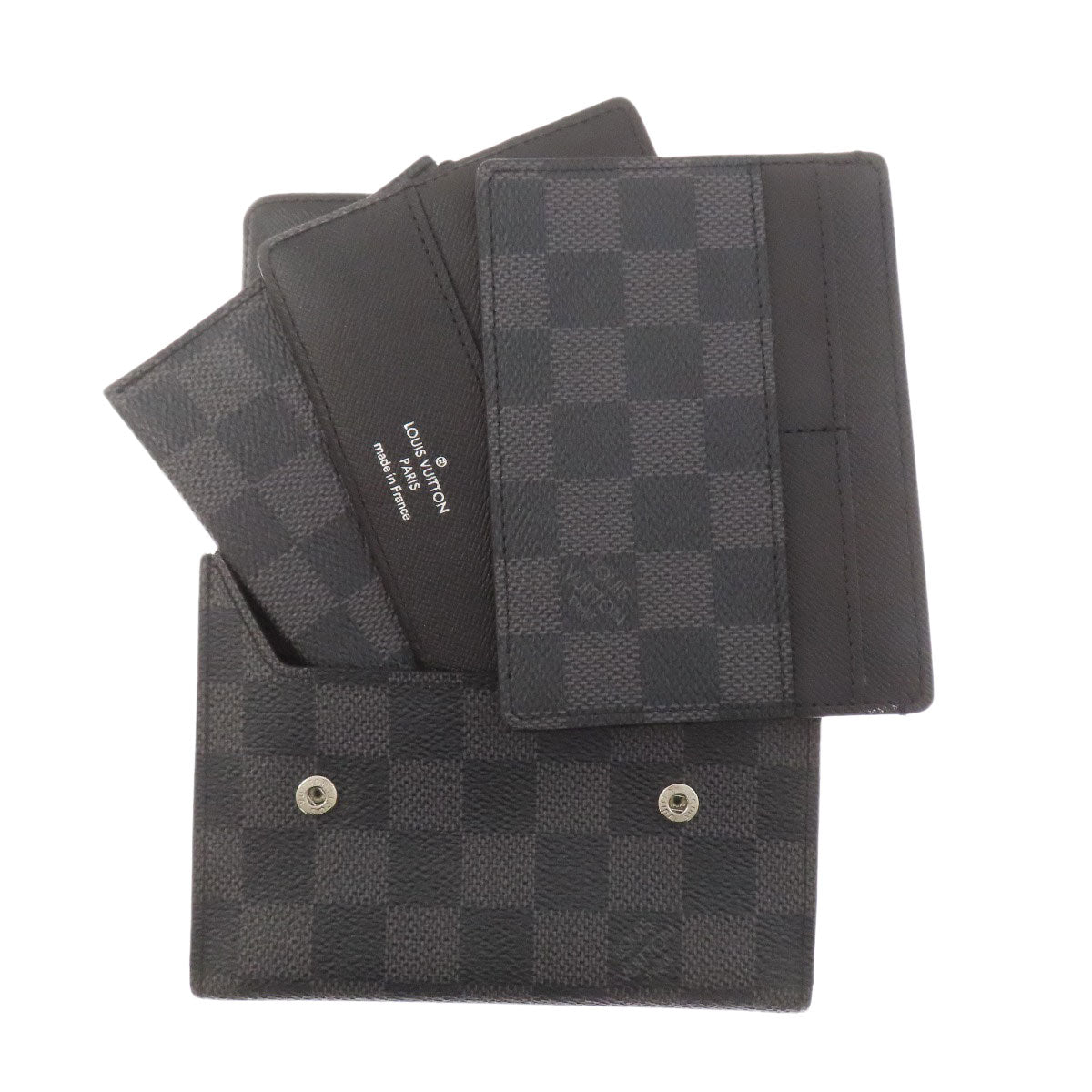 LOUIS VUITTON N63083 Portefeiulle, Compact, Modular Bifold Wallet with Coin Pocket Damier canvas mens [Used]