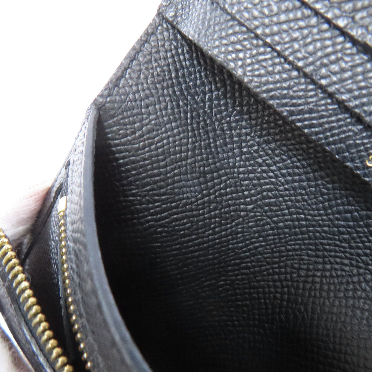 HERMES Bearn Compact GoldHardware Bifold Wallet with Coin Pocket Epsom Ladies [Used]