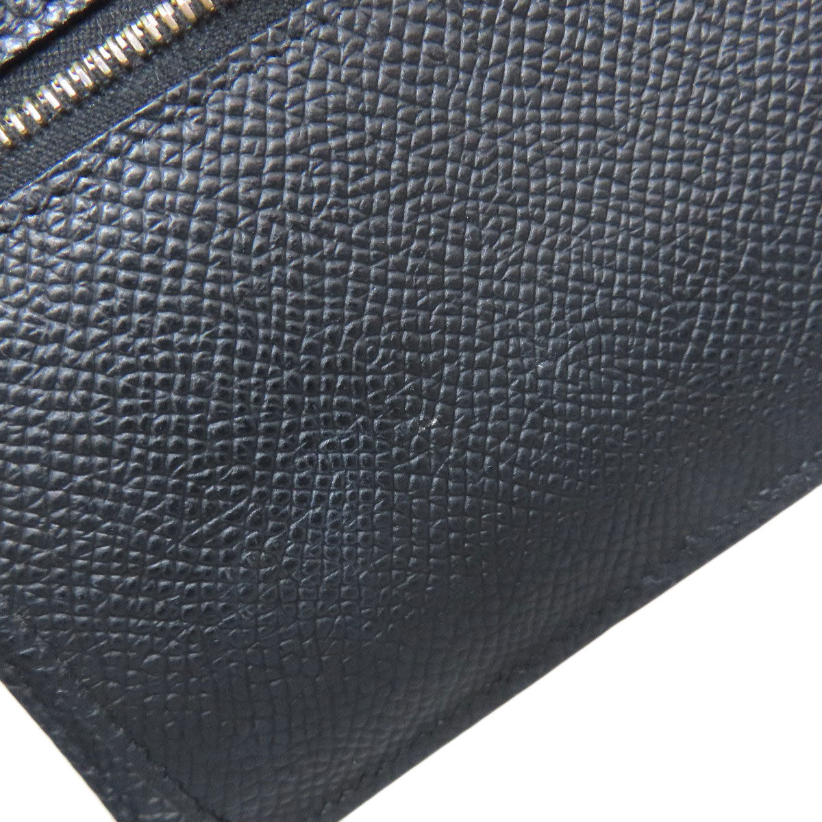 HERMES Bearn Compact GoldHardware Bifold Wallet with Coin Pocket Epsom Ladies [Used]