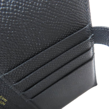 HERMES Bearn Compact GoldHardware Bifold Wallet with Coin Pocket Epsom Ladies [Used]