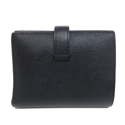 HERMES Bearn Compact GoldHardware Bifold Wallet with Coin Pocket Epsom Ladies [Used]