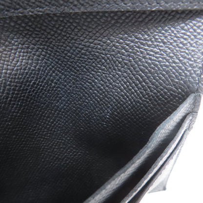 HERMES Bearn Compact GoldHardware Bifold Wallet with Coin Pocket Epsom Ladies [Used]