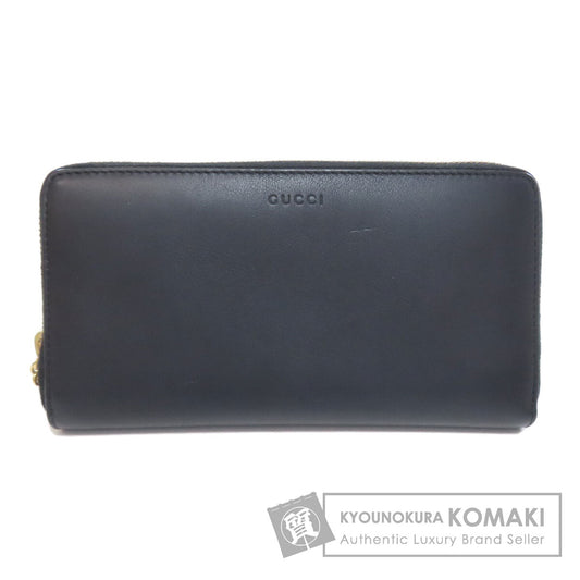GUCCI 453158 Nimfair Zip Around Bamboo Long wallet (with coin pocket) Calf Ladies [Used]