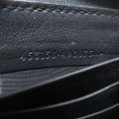 GUCCI 453158 Nimfair Zip Around Bamboo Long wallet (with coin pocket) Calf Ladies [Used]