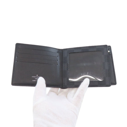 LOUIS VUITTON N60053 Portefeiulle Amerigo NM Bifold Wallet with Coin Pocket Damier canvas mens [Used]