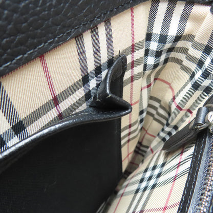 BURBERRY logo Shoulder Bag Leather Ladies [Used]