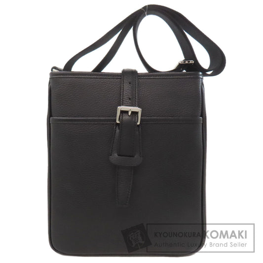 BURBERRY logo Shoulder Bag Leather Ladies [Used]