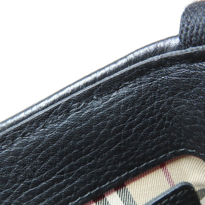 BURBERRY logo Shoulder Bag Leather Ladies [Used]