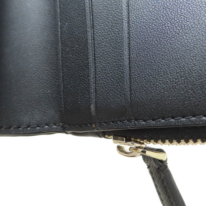 kate spade logo Bifold Wallet with Coin Pocket Leather Ladies [Used]