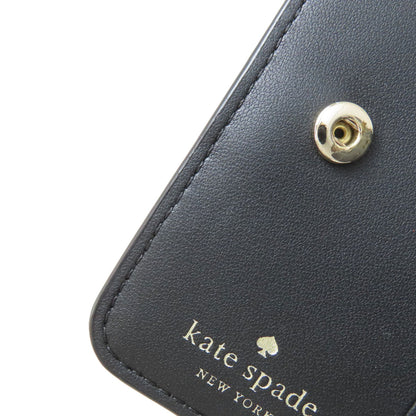 kate spade logo Bifold Wallet with Coin Pocket Leather Ladies [Used]