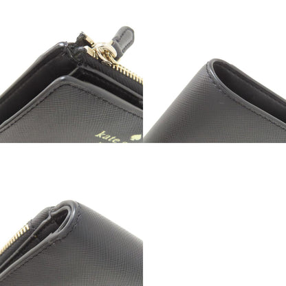 kate spade logo Bifold Wallet with Coin Pocket Leather Ladies [Used]
