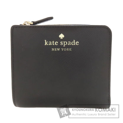 kate spade logo Bifold Wallet with Coin Pocket Leather Ladies [Used]