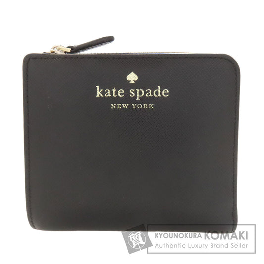 kate spade logo Bifold Wallet with Coin Pocket Leather Ladies [Used]