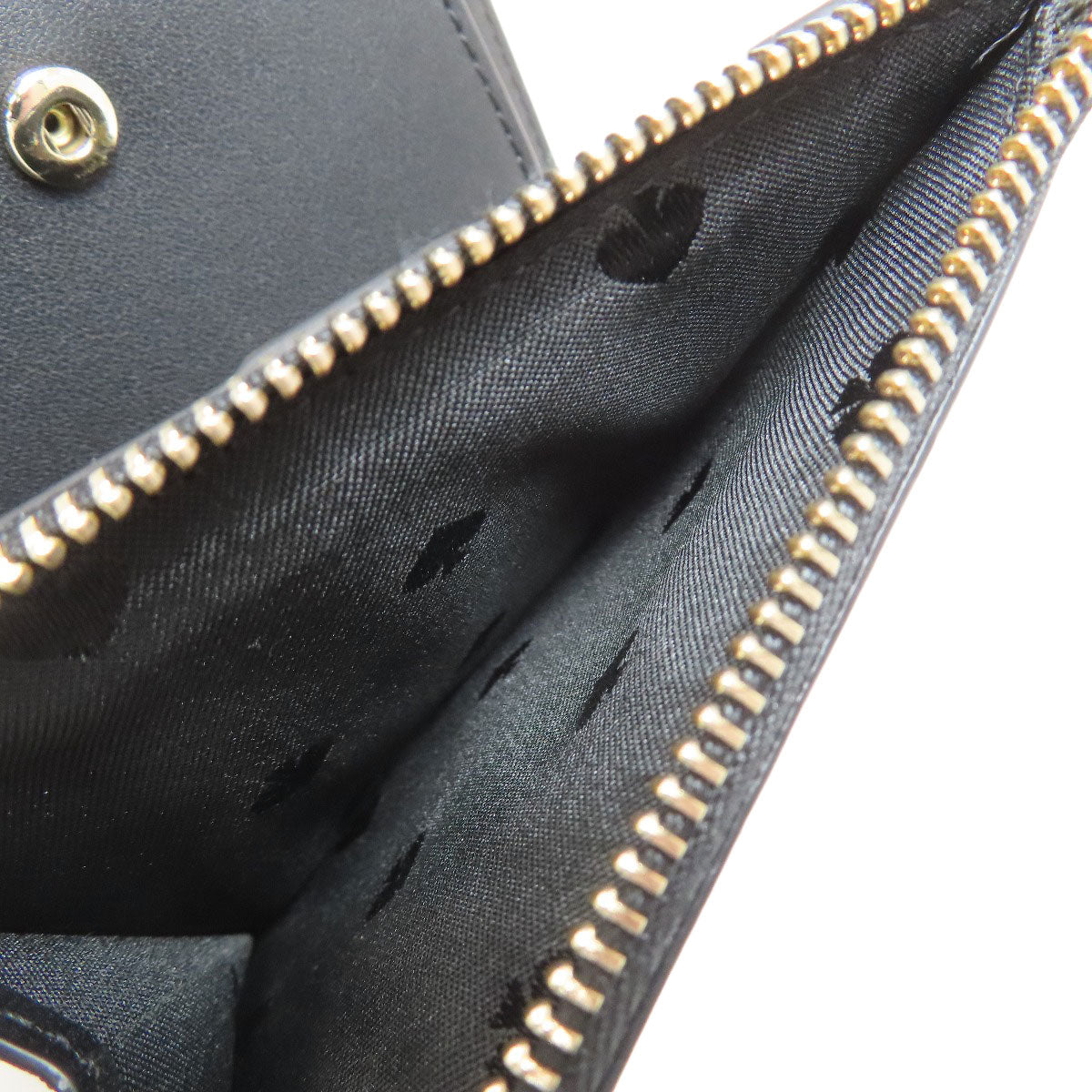 kate spade logo Bifold Wallet with Coin Pocket Leather Ladies [Used]