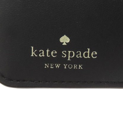 kate spade logo Bifold Wallet with Coin Pocket Leather Ladies [Used]