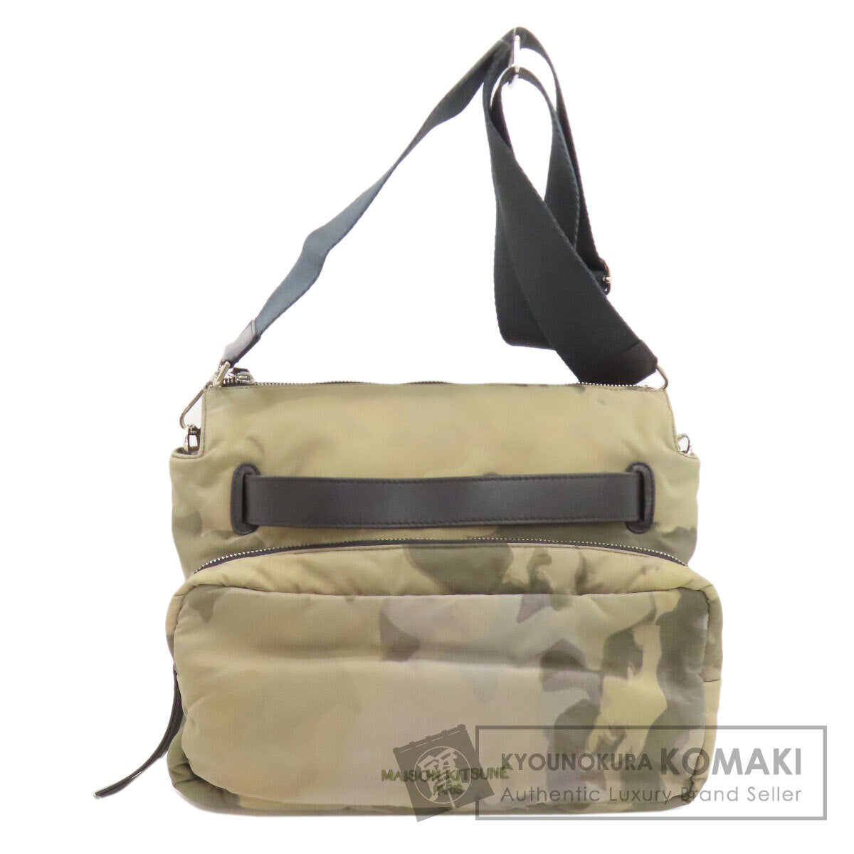 SELECT BAG Maison Kitsune Camouflage Shoulder Bag Nylon Ladies [Used]