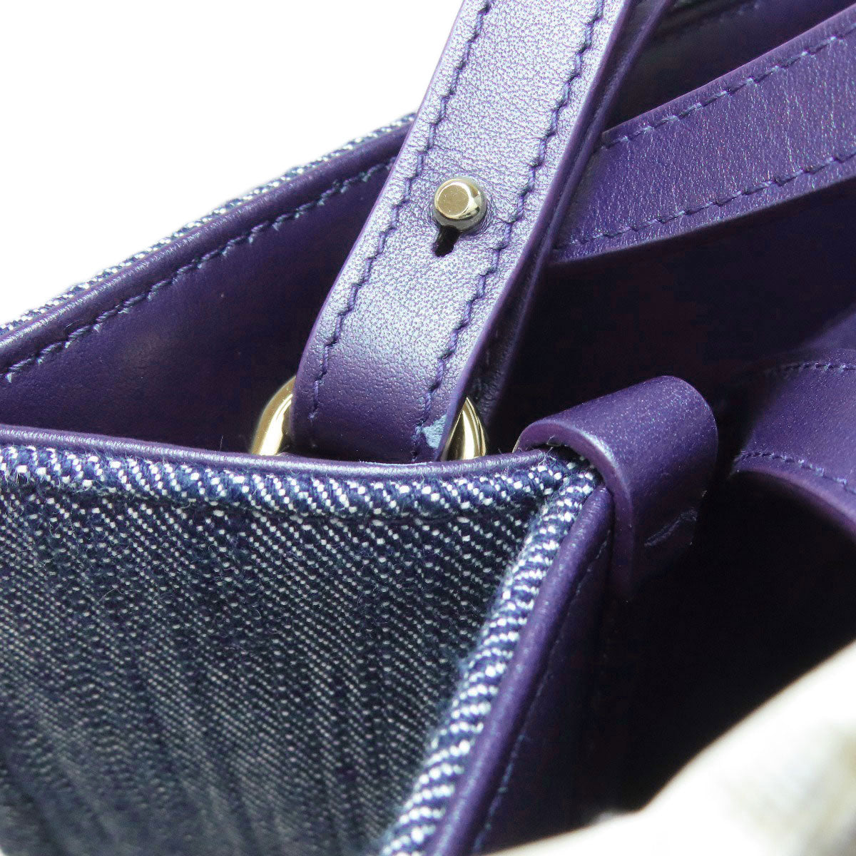 Salvatore Ferragamo 2WAY Handbag Denim Ladies [Used]