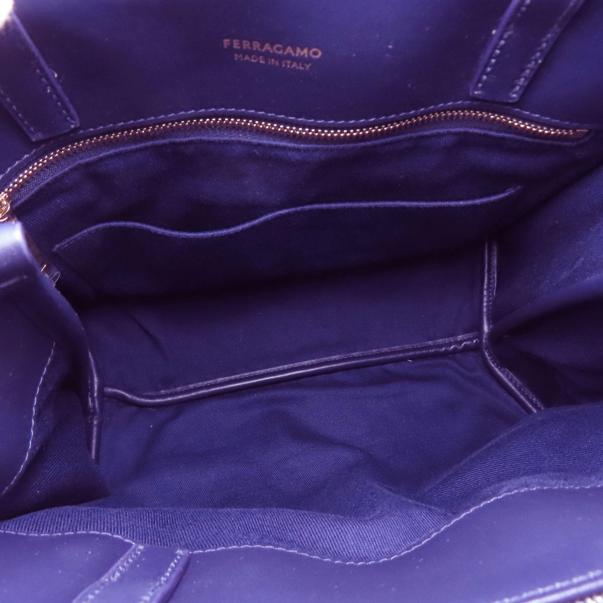 Salvatore Ferragamo 2WAY Handbag Denim Ladies [Used]