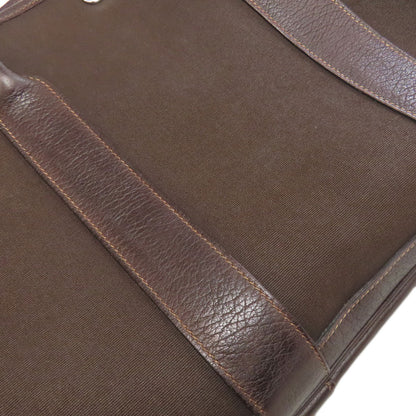 HERMES Garden Party PM Silver Hardware Tote Bag Towar Officche Ladies [Used]