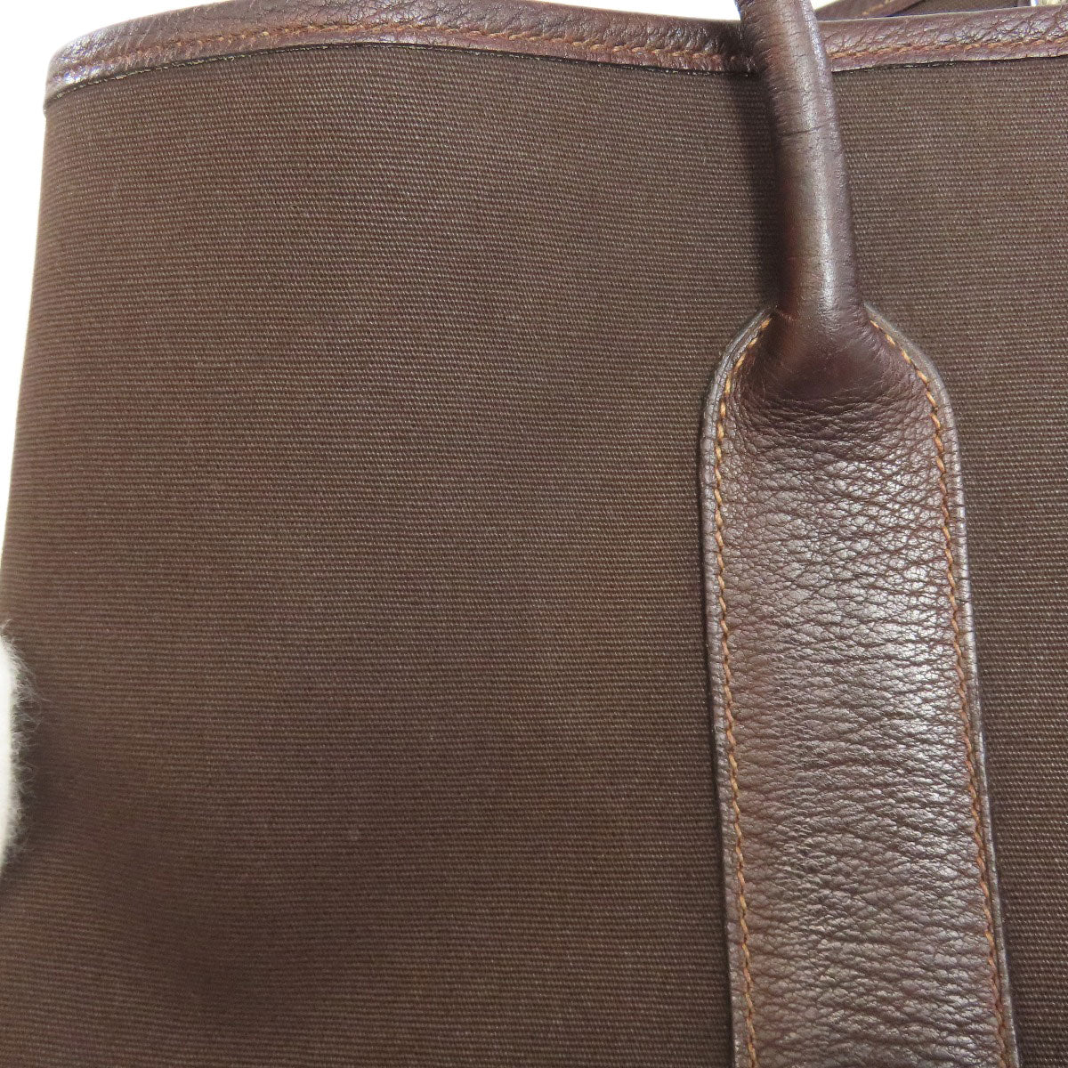 HERMES Garden Party PM Silver Hardware Tote Bag Towar Officche Ladies [Used]