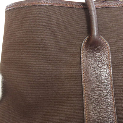 HERMES Garden Party PM Silver Hardware Tote Bag Towar Officche Ladies [Used]