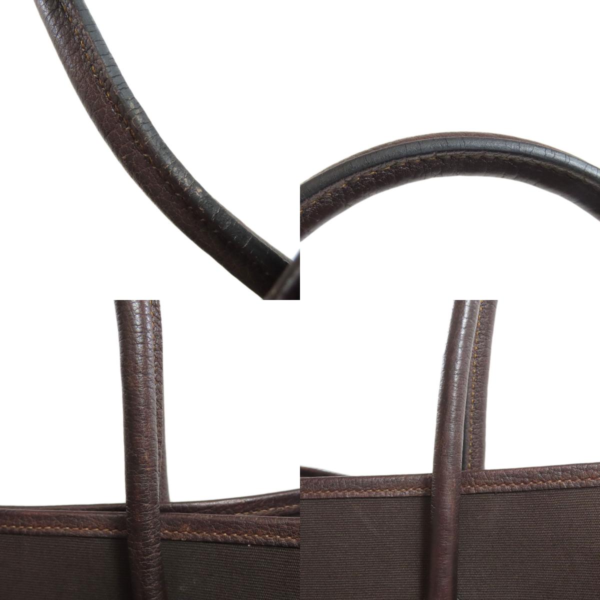 HERMES Garden Party PM Silver Hardware Tote Bag Towar Officche Ladies [Used]