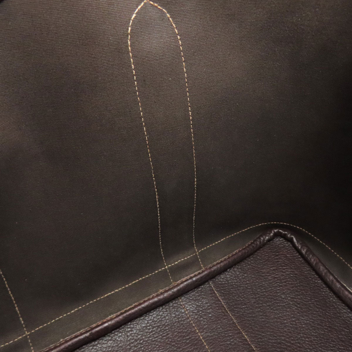 HERMES Garden Party PM Silver Hardware Tote Bag Towar Officche Ladies [Used]