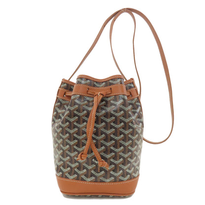 GOYARD Petit Flo Bucket Shoulder Bag PVC Ladies [Used]