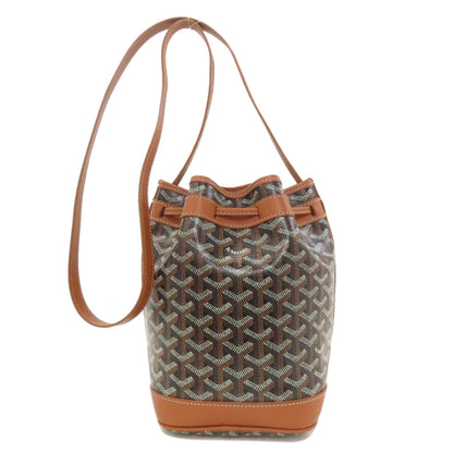 GOYARD Petit Flo Bucket Shoulder Bag PVC Ladies [Used]