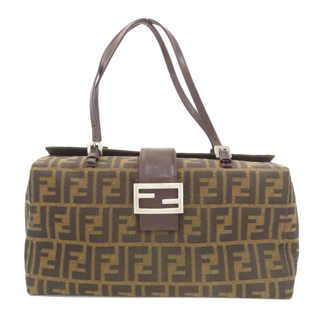 FENDI Zucca pattern Handbag Canvas Ladies [Used]