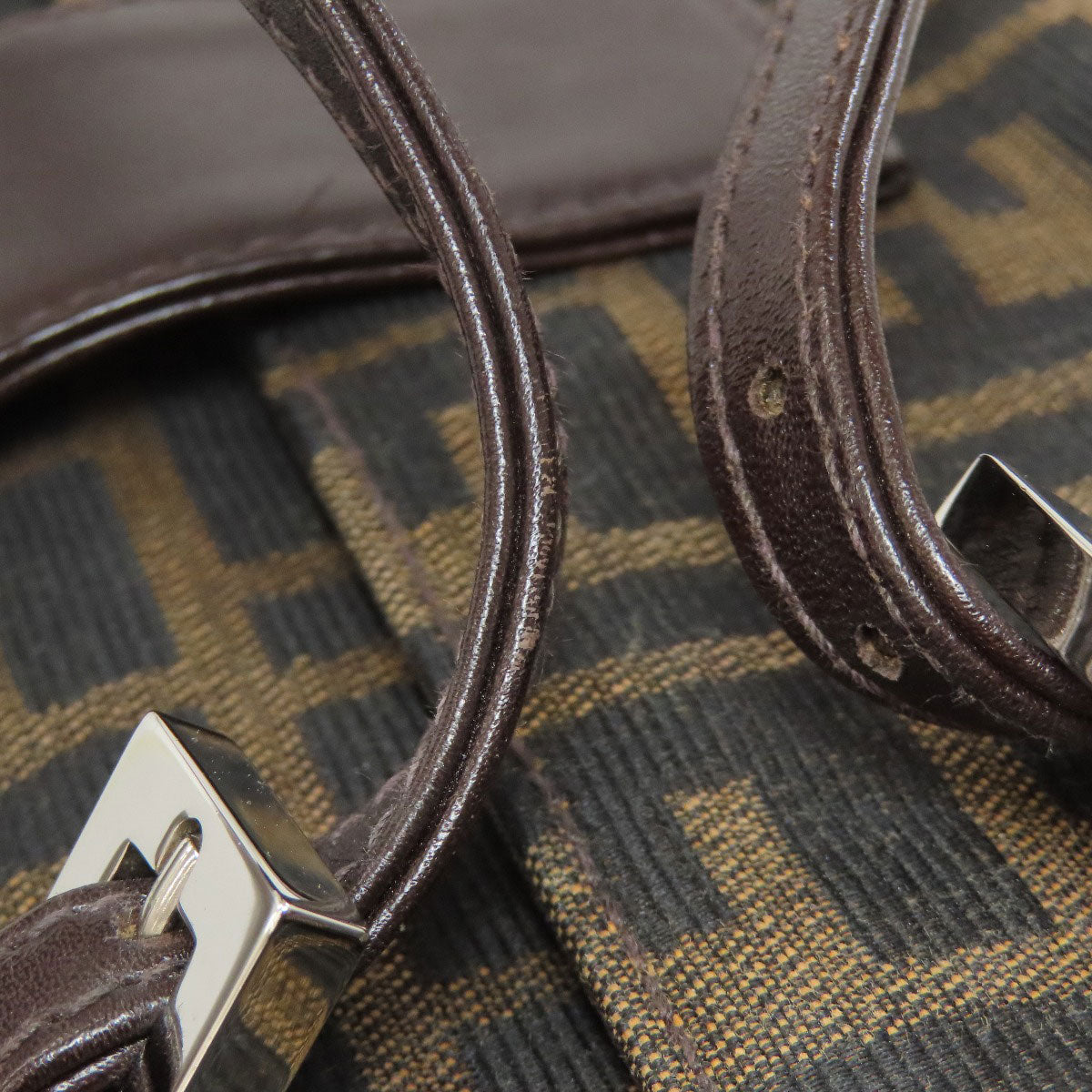 FENDI Zucca pattern Handbag Canvas Ladies [Used]