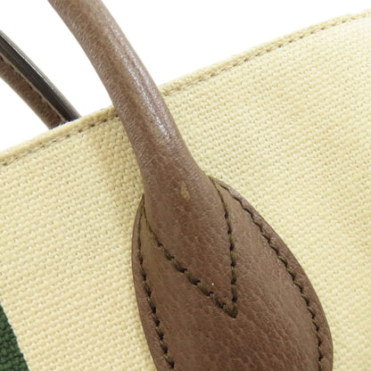 GUCCI 657422 Sherry Line Foldable Tote 2WAY Handbag Canvas Ladies [Used]