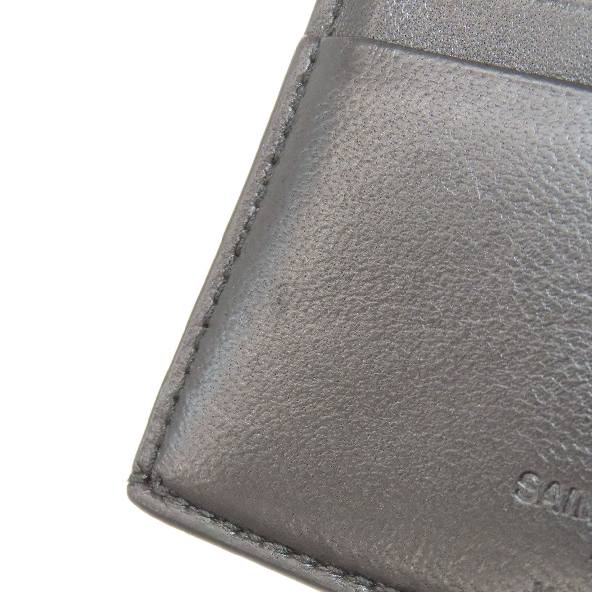 SAINT LAURENT 783745 East West Bifold Wallet with Coin Pocket Calf mens [Used]